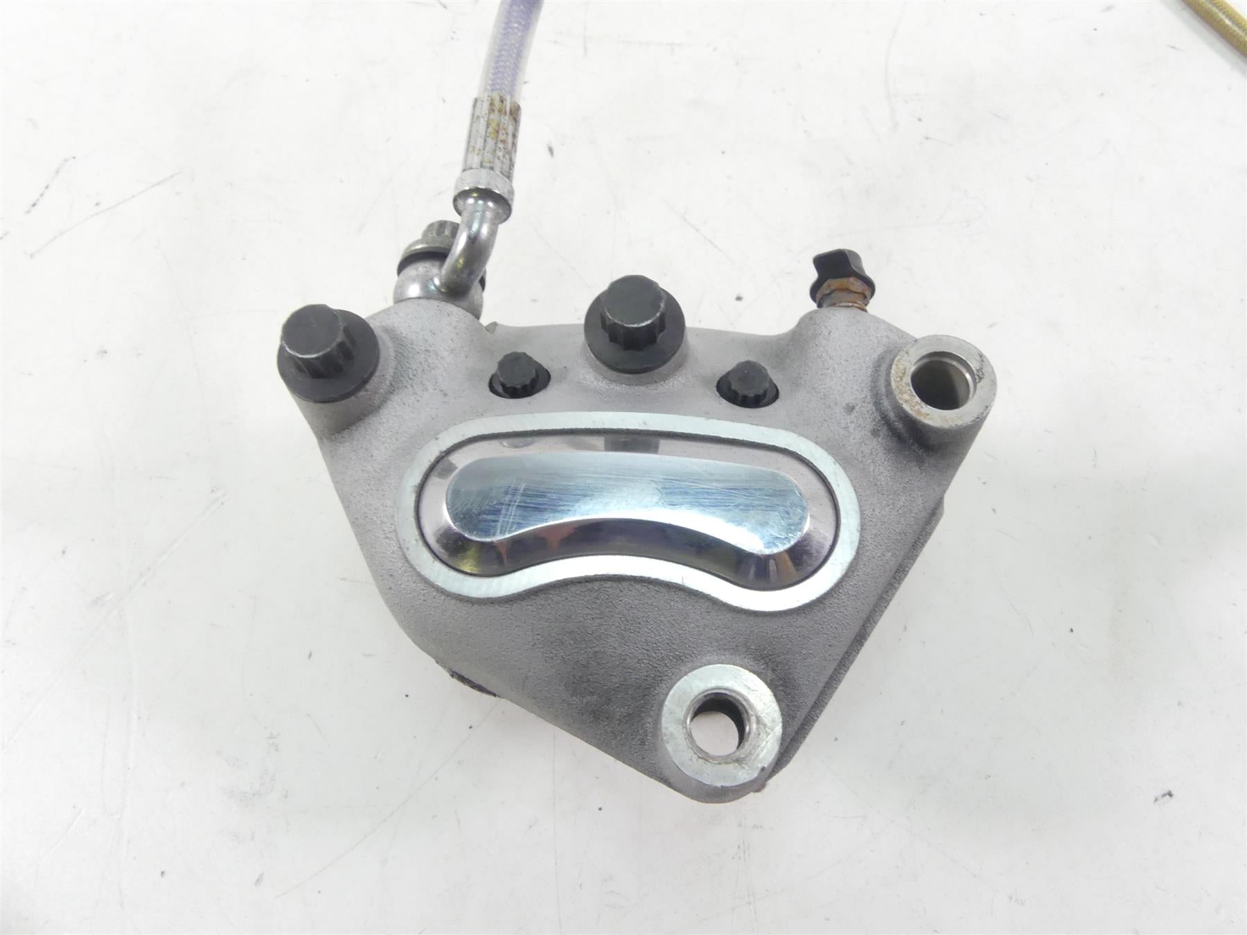 2000 Harley Dyna FXR4 CVO Super Glide Front Brake Caliper & Lines Set 44382-99 {{ shop.shopifyCountryName }} - Mototech271