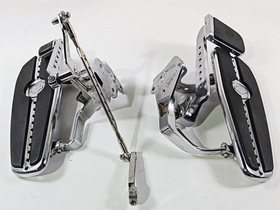 2005 Harley Softail FLSTFSE CVO Fat Boy Left Right Floor Board Set  33670-03A