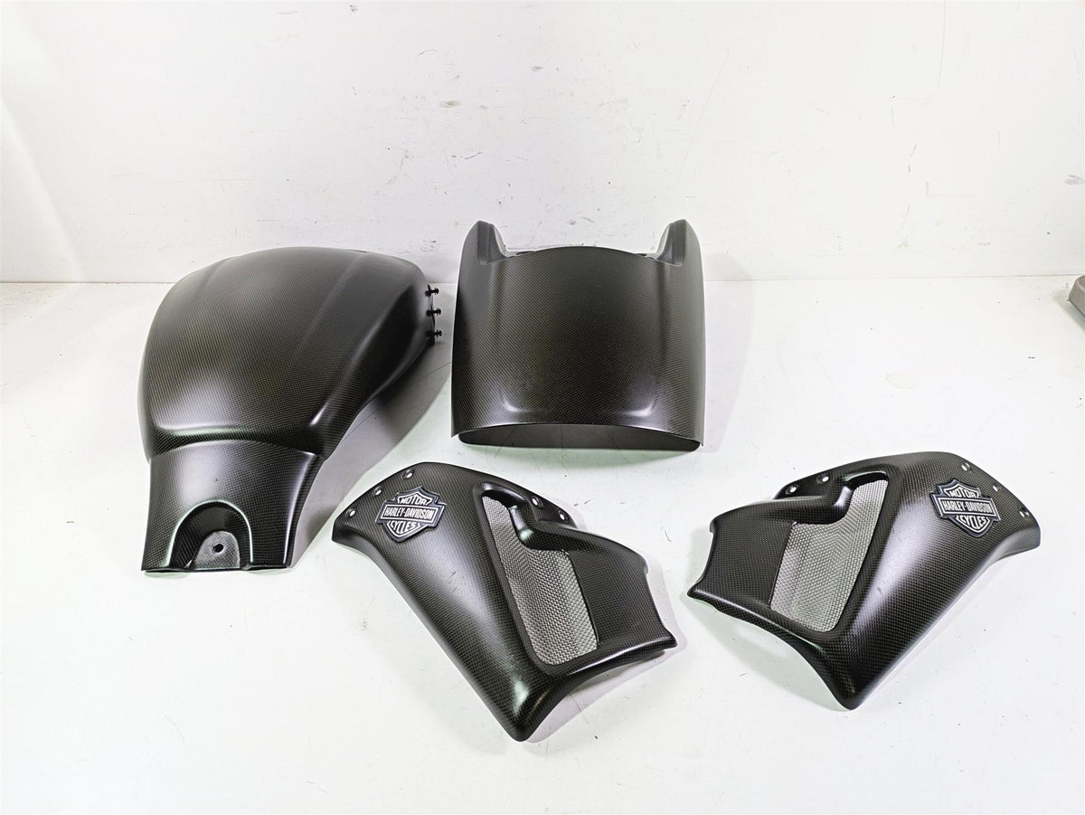 2010 Harley VRSCF Muscle Rod Bestem Carbon Fiber Tank Side Rear Fender Covers {{ shop.shopifyCountryName }} - Mototech271