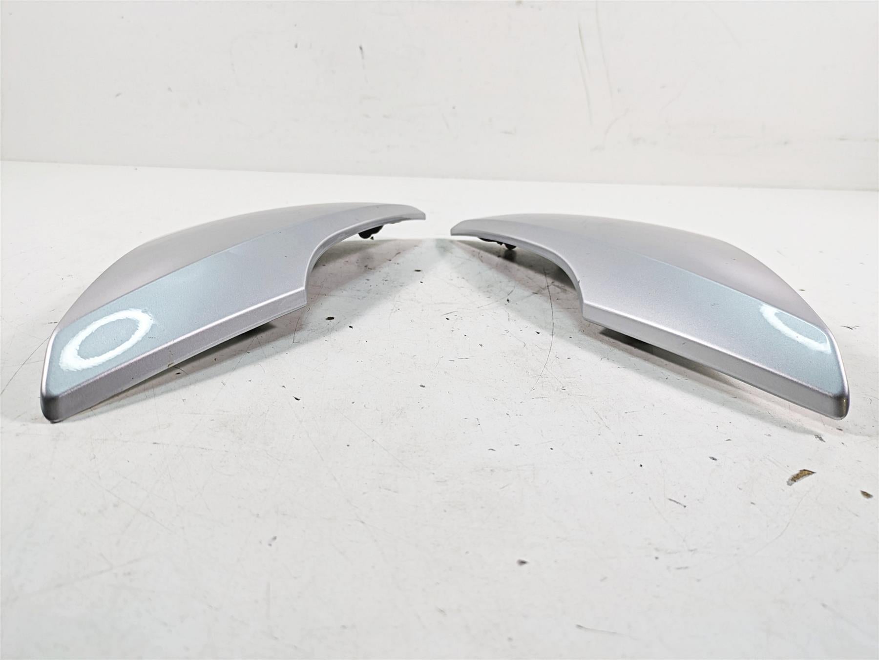 2007 BMW R1200RT K26 Left Right Mirror Cover Titan Silver 7697937 7697938 {{ shop.shopifyCountryName }} - Mototech271