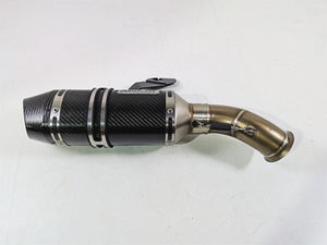 2013 Ducati Hypermotard 821 SP Arrow Exhaust Carbon Slip On Muffler 71806MK