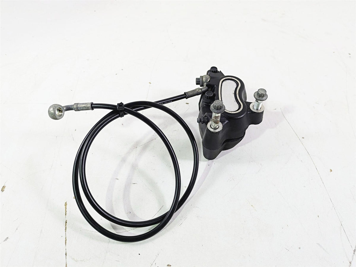 2009 Harley FXCWC Softail Rocker Front Brake Caliper + Line 44464-08 {{ shop.shopifyCountryName }} - Mototech271