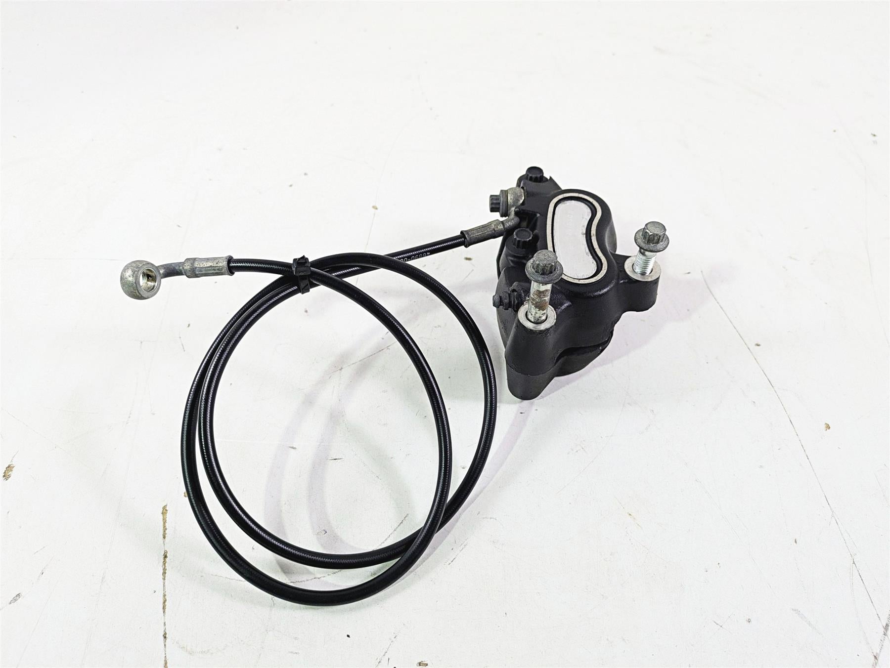 2009 Harley FXCWC Softail Rocker Front Brake Caliper + Line 44464-08 {{ shop.shopifyCountryName }} - Mototech271