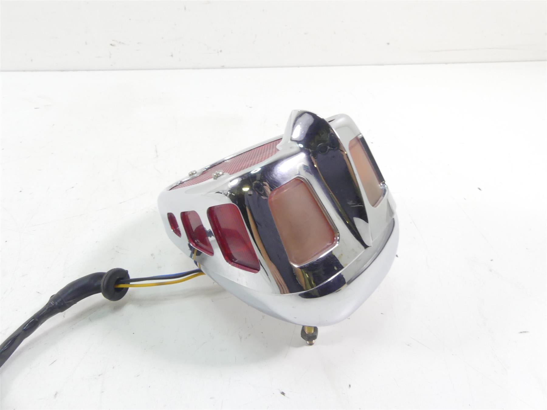 2001 Yamaha XV1600 Road Star Taillight Tail Light + Chrome Cover 4WM-84700-00-00 {{ shop.shopifyCountryName }} - Mototech271