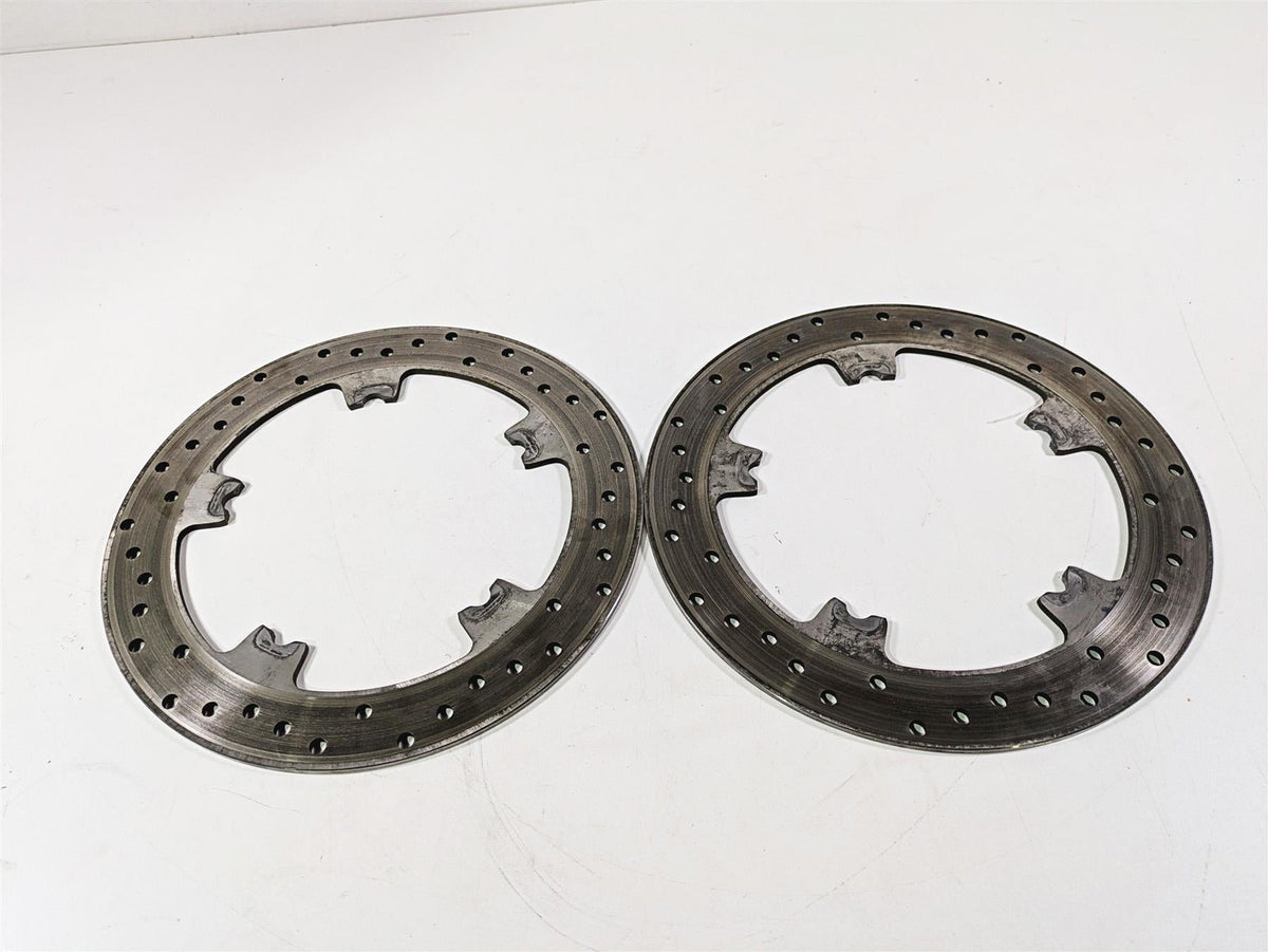 2014 Harley FXDL Dyna Low Rider Front Brake Disc Rotor Set 44553-06 {{ shop.shopifyCountryName }} - Mototech271