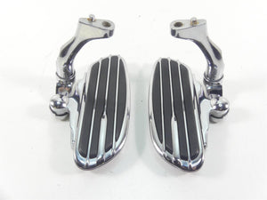2009 Harley FLHTCU SE4 CVO E-Glide Rear Chrome Passenger Floorboard Set 50700-04