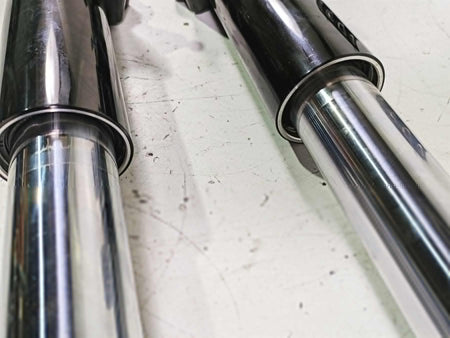 2015 Harley Touring FLHXS Street Glide Arlen Ness Front Fork Leg Set 49mm 40-512 {{ shop.shopifyCountryName }} - Mototech271