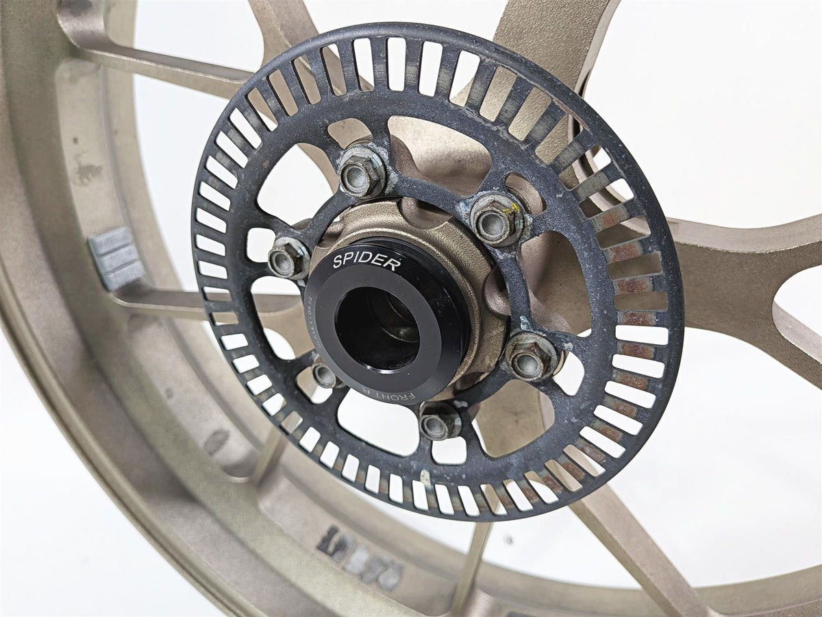 2018 Aprilia RSV4 RR Straight Evo Forged 17x3.5 Front Wheel Aluminum 2B0058766 {{ shop.shopifyCountryName }} - Mototech271