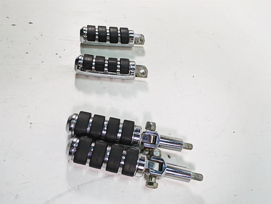 2006 Harley Softail FXSTSI Springer Front Rear Chrome Foot Peg Rest Set 50942-00 {{ shop.shopifyCountryName }} - Mototech271