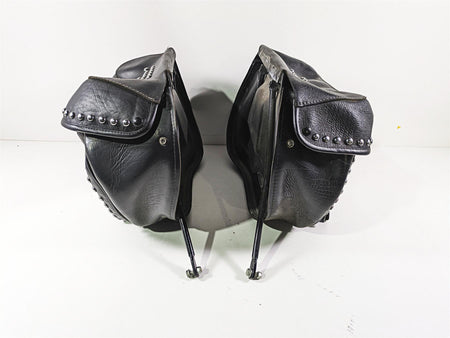 2003 Harley FLSTC Softail Heritage 100th Saddlebag & Mount Set 90476-00 90477-00 {{ shop.shopifyCountryName }} - Mototech271