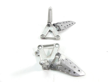2008 Ducati 848 SBK Left Right Front Footpeg Foot Peg Set 82411231A 82411221A {{ shop.shopifyCountryName }} - Mototech271