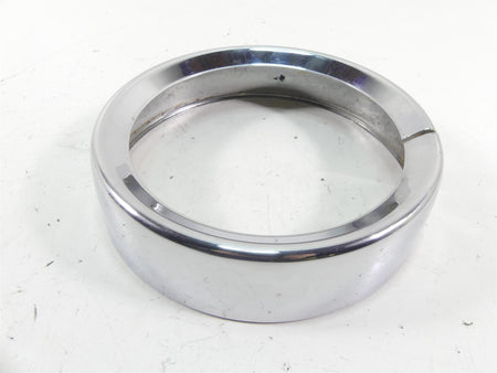 2005 Harley Touring CVO FLHTC SE Electra Glide Headlight Chrome Ring Cover {{ shop.shopifyCountryName }} - Mototech271