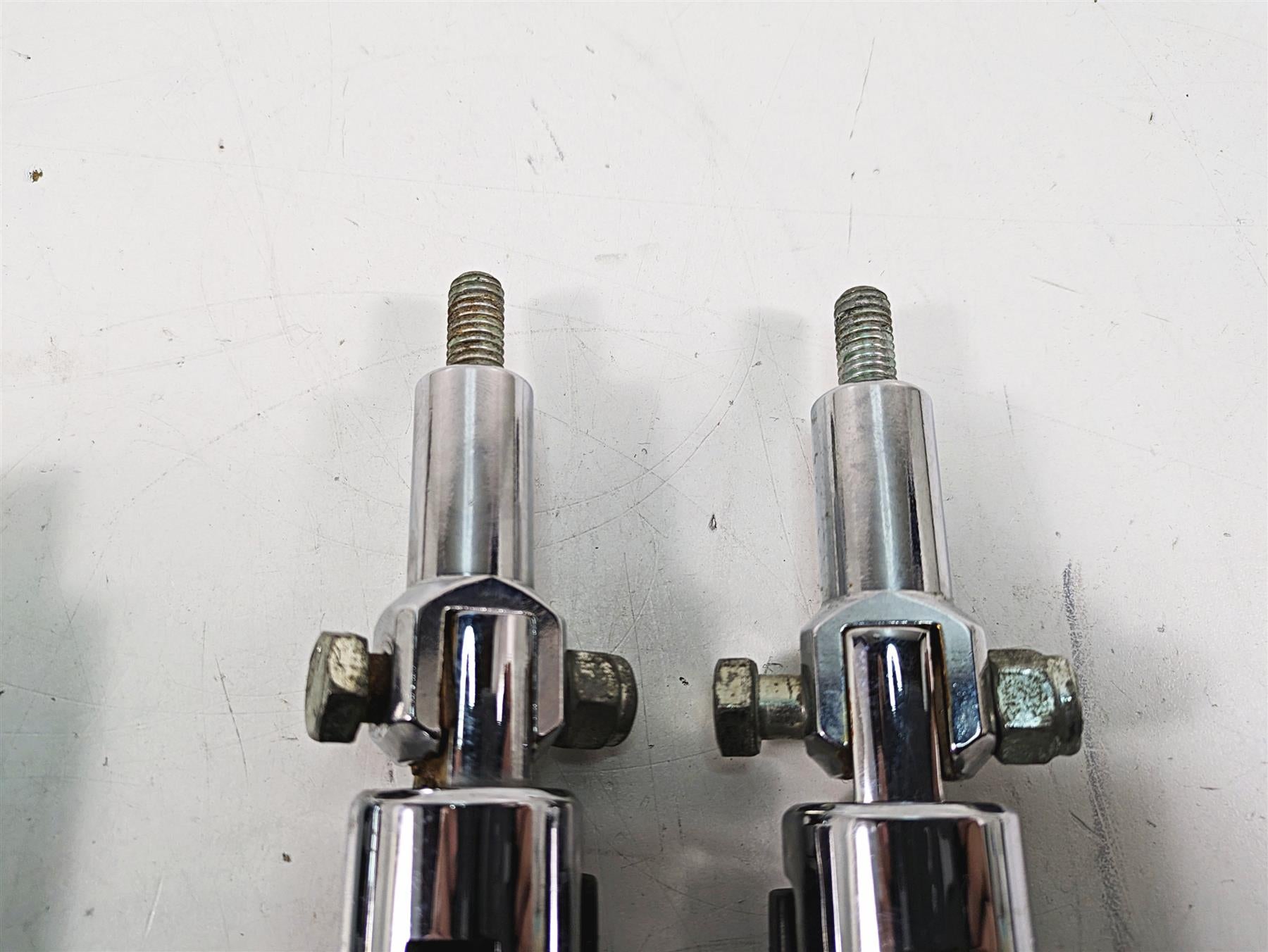 2006 Harley Softail FXSTSI Springer Front Rear Chrome Foot Peg Rest Set 50942-00 {{ shop.shopifyCountryName }} - Mototech271