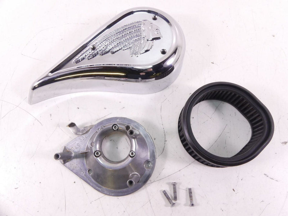 2003 Indian Spirit Springfield S&S Air Filter Cleaner Breather -read 07-800 {{ shop.shopifyCountryName }} - Mototech271