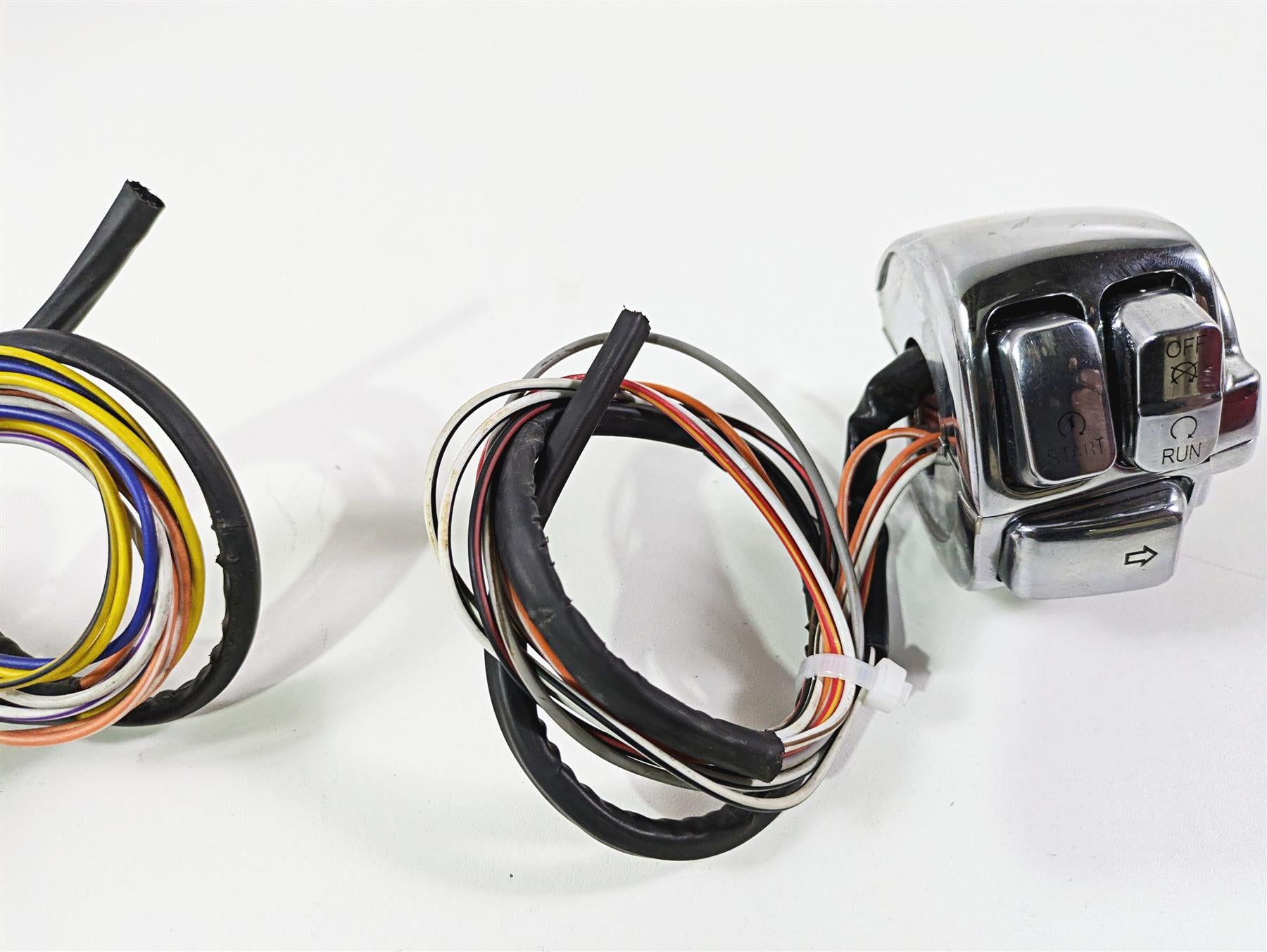 2004 Big Dog Chopper Chrome Harley Left Right Hand Light Kill STart Control Switch Set {{ shop.shopifyCountryName }} - Mototech271