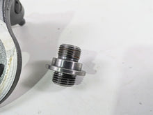 Load image into Gallery viewer, 2010 Harley Touring FLHXSE CVO Street Glide Oil Cooler Flange Adapter 63076-09A

