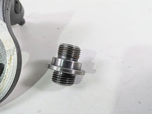 2010 Harley Touring FLHXSE CVO Street Glide Oil Cooler Flange Adapter 63076-09A