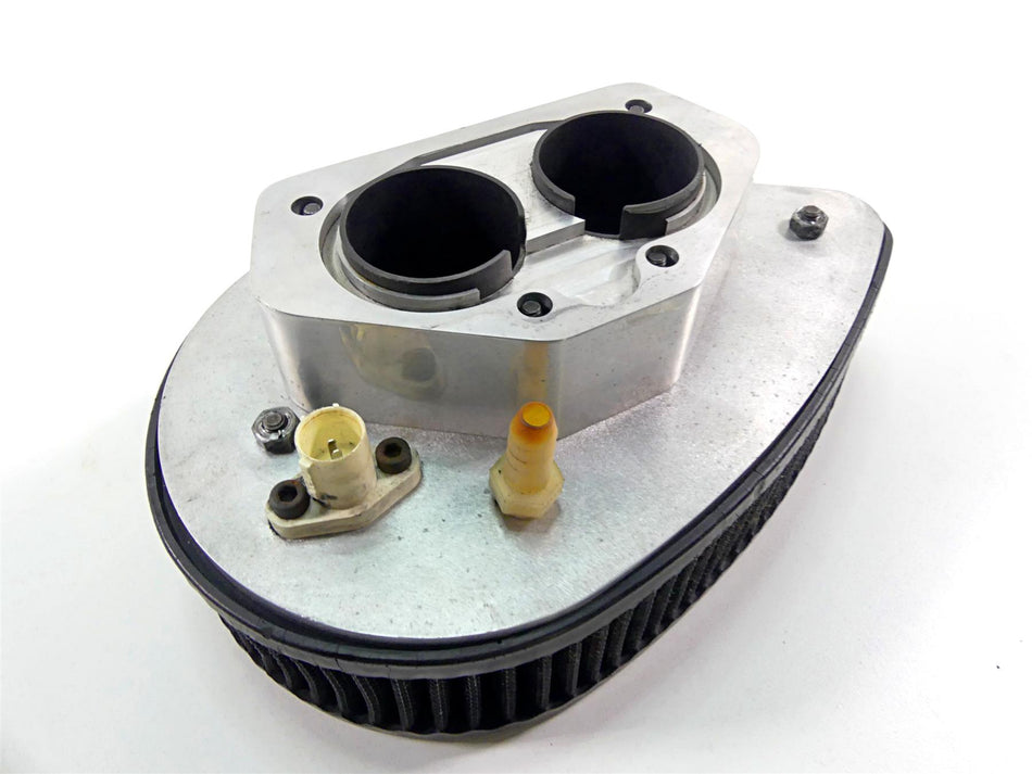 2002 Honda VTX1800 R Tear Drop Flames Aluminum Air Cleaner Breather Filter {{ shop.shopifyCountryName }} - Mototech271