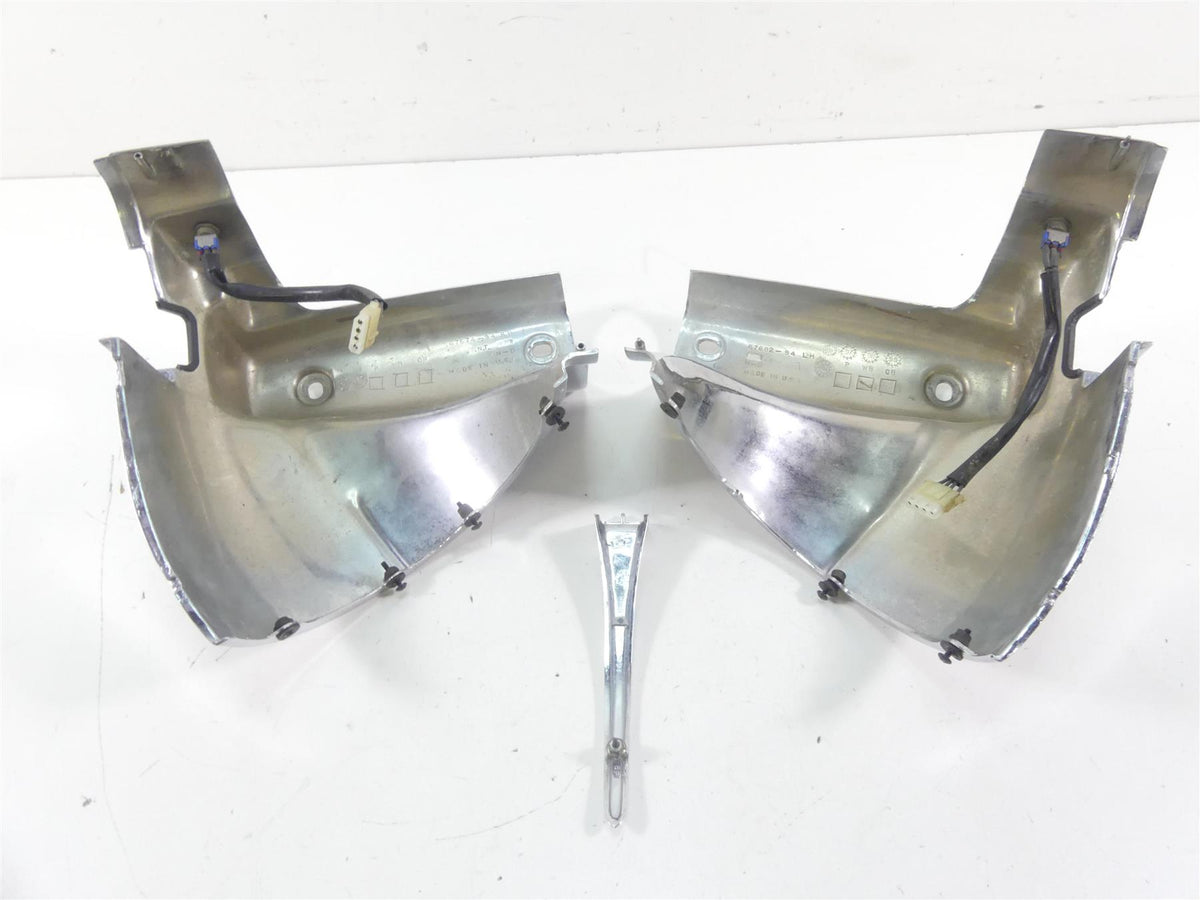 2002 Harley Touring FLHRCI Road King Chrome Headlight Covers Nacelle 67866-94 {{ shop.shopifyCountryName }} - Mototech271