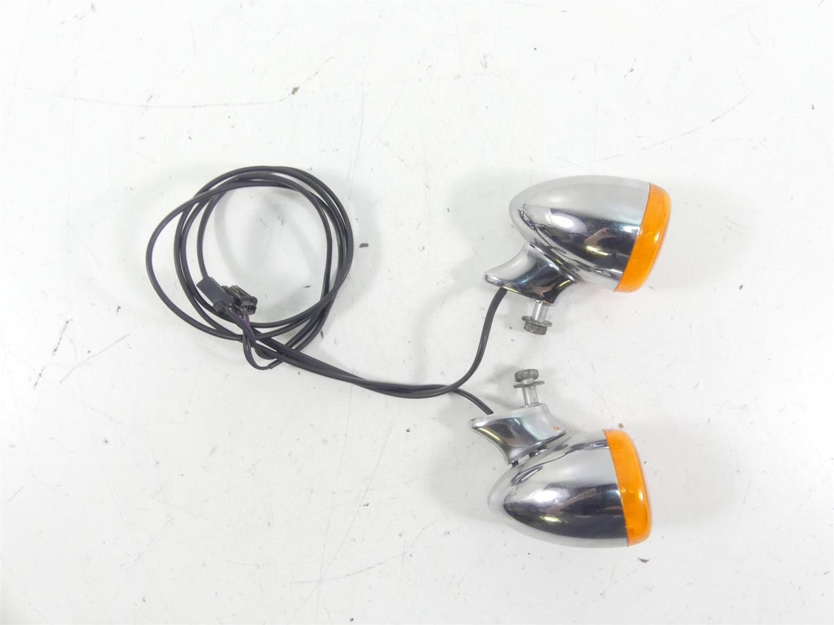 2015 Harley FXDF Dyna Fat Bob Rear Chrome Blinker Turn Signal Set -Read 68821-00 {{ shop.shopifyCountryName }} - Mototech271