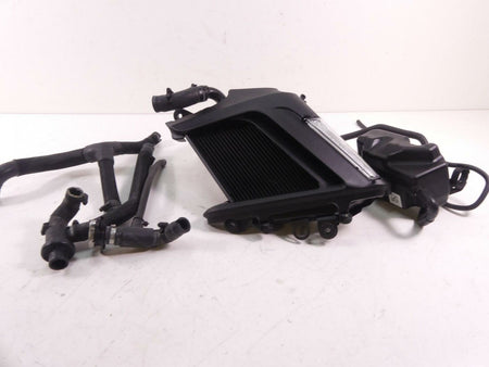 2015 Ducati Diavel Carbon Left Blinker Radiator Fan Hoses Cover Set 54840891B {{ shop.shopifyCountryName }} - Mototech271