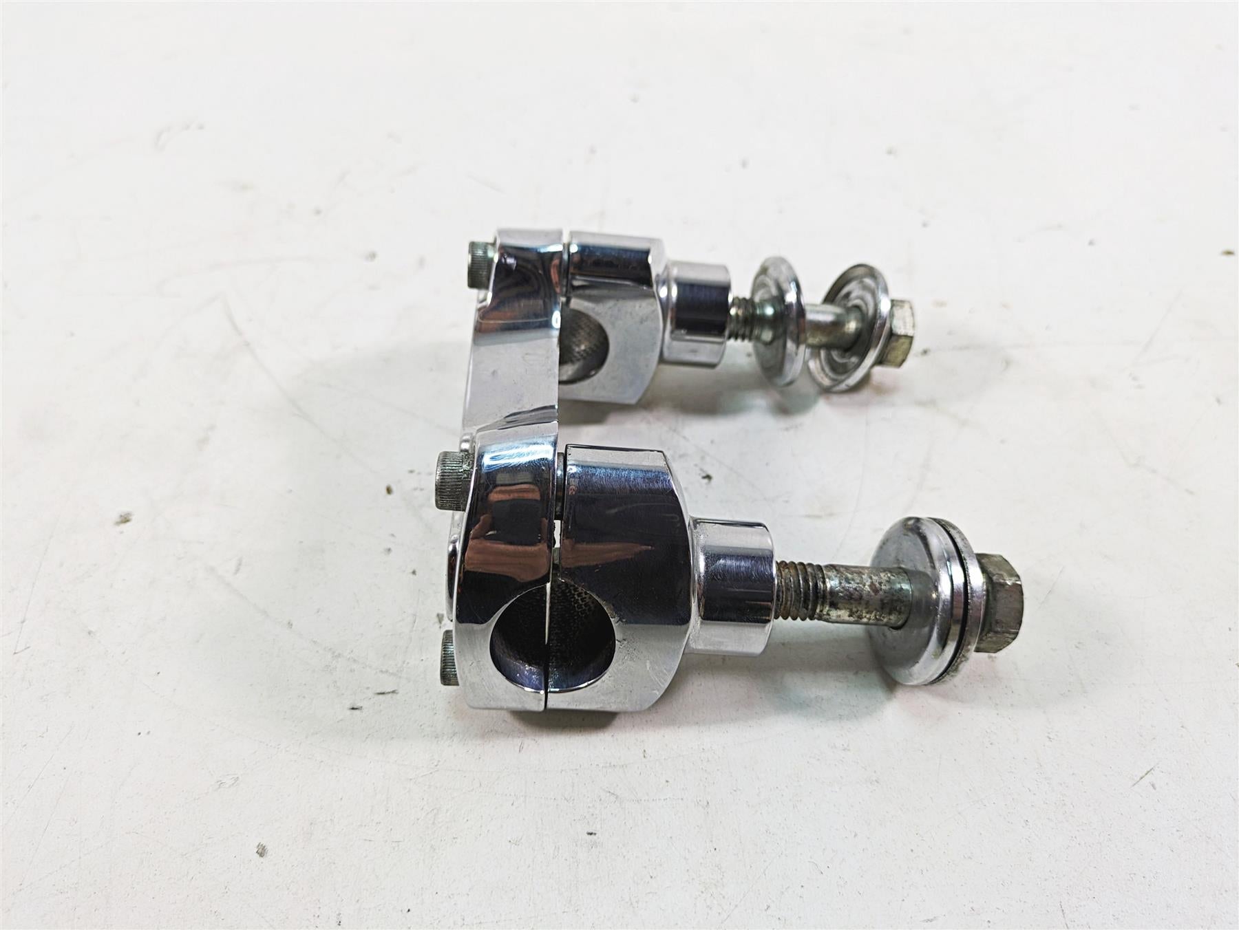 2005 Harley Dyna FXDL Low Rider Handlebar Riser Holder Set 1 3/4" 56567-86B {{ shop.shopifyCountryName }} - Mototech271