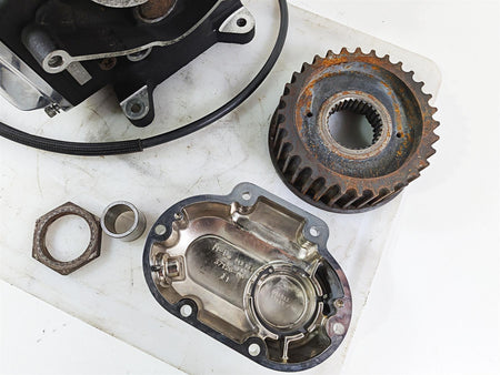 2012 Harley Softail FLSTF Fat Boy Transmission Gear Box Case Housing 34799-07 {{ shop.shopifyCountryName }} - Mototech271