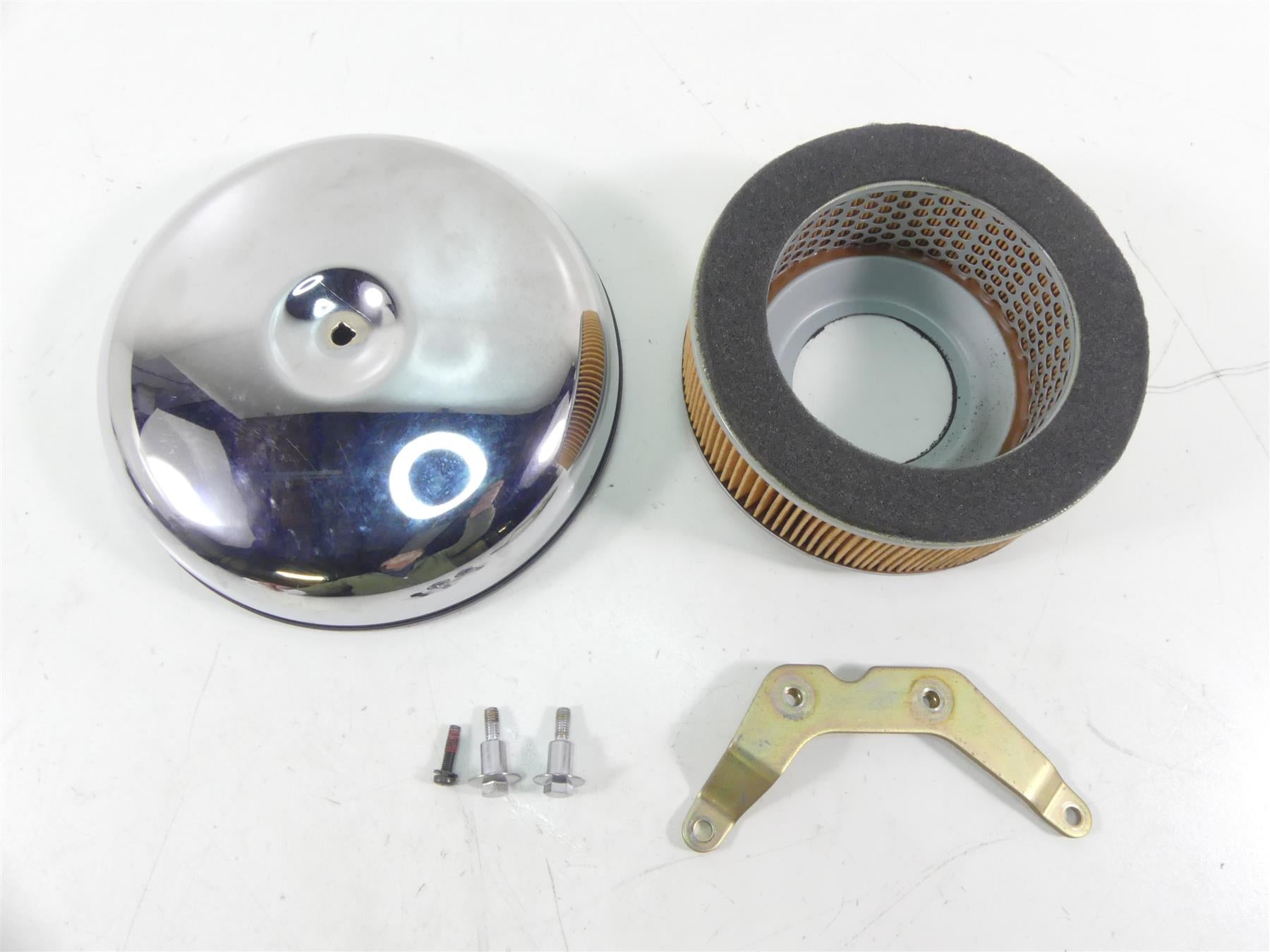2004 Kawasaki VN1600 Meanstreak Left Air Cleaner Chrome Cover 11011-0021 {{ shop.shopifyCountryName }} - Mototech271