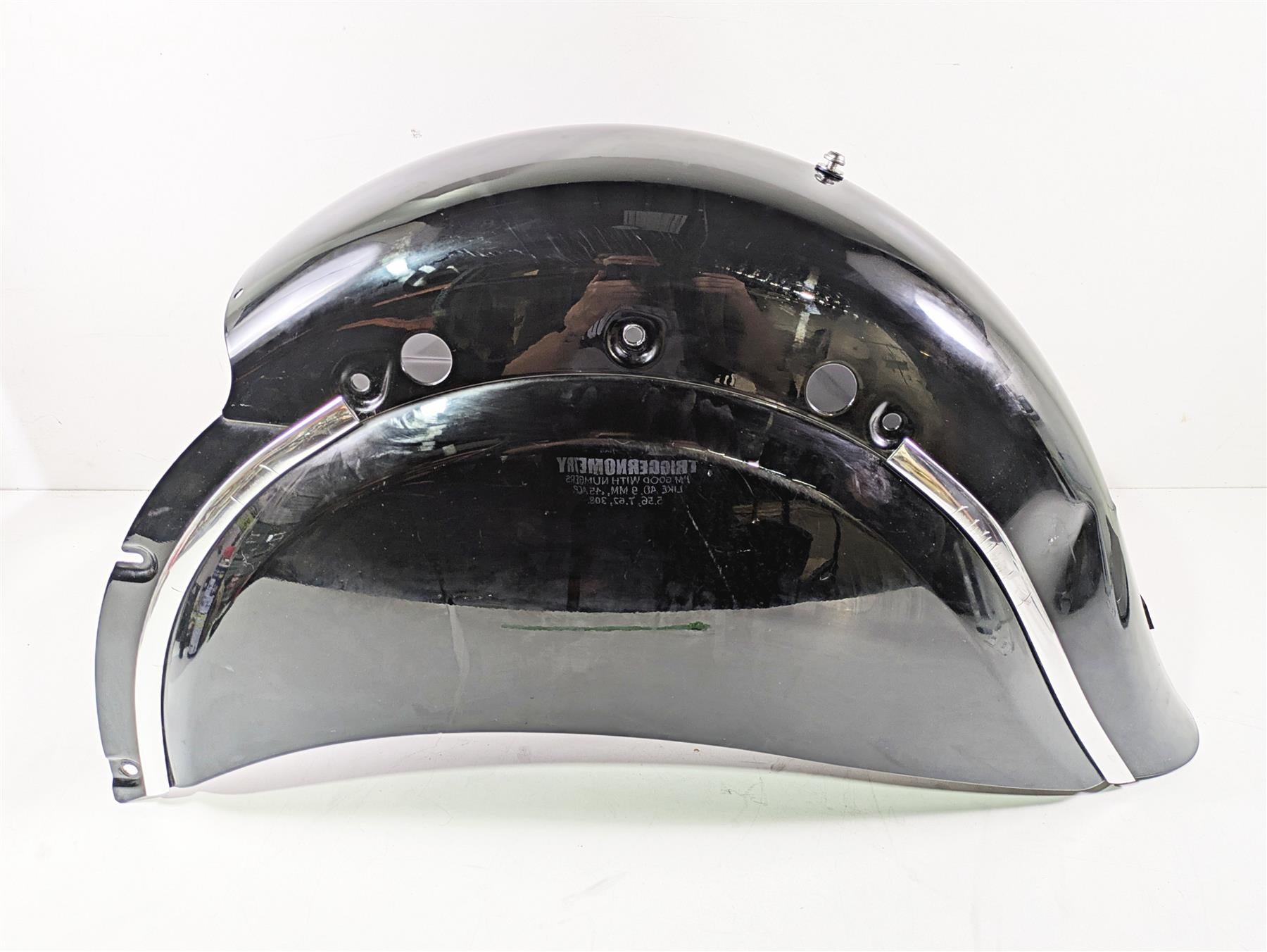 2017 Indian Chieftain Limited Rear Fender - Gloss Black - Dent 1019209