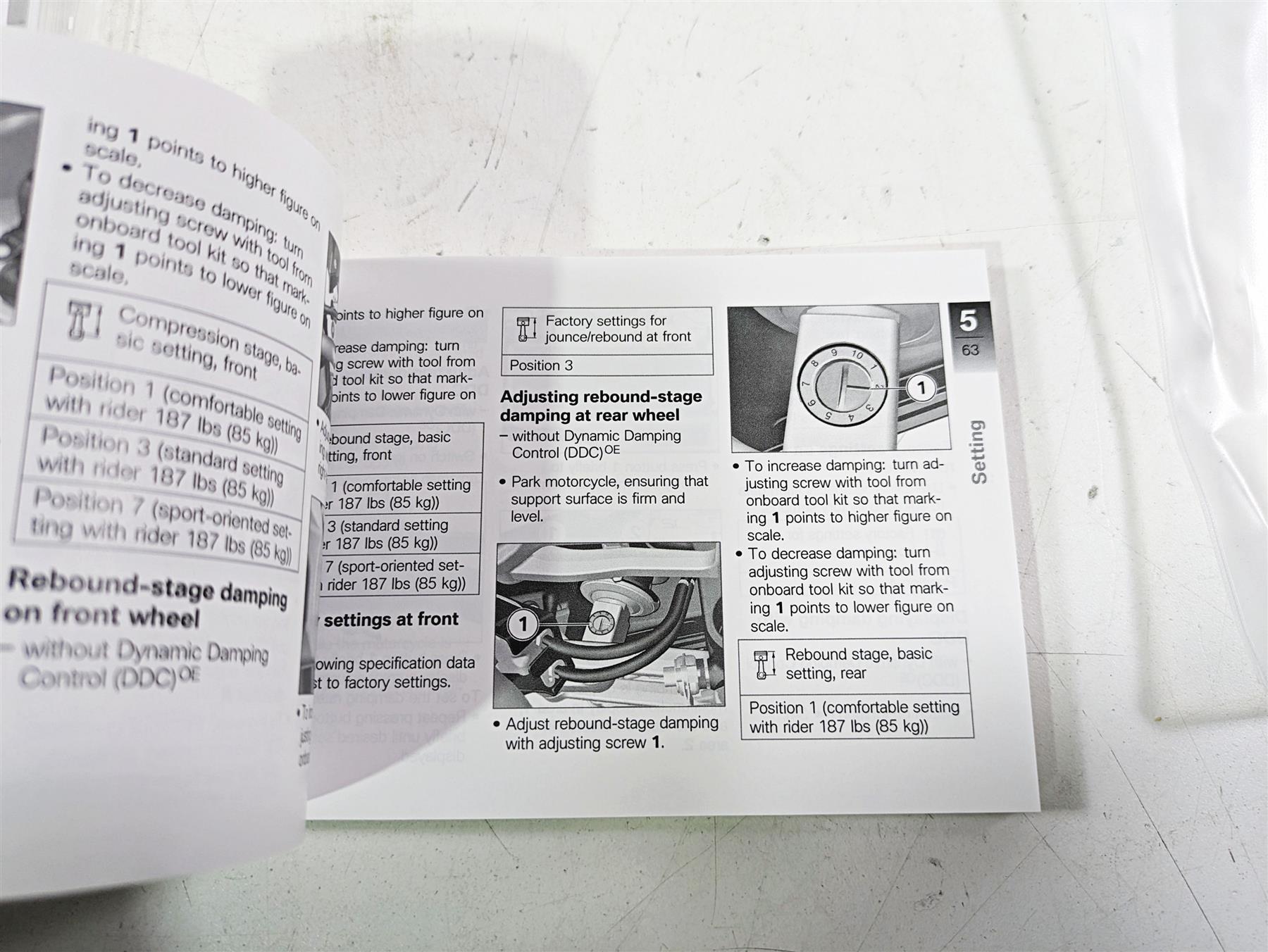 2017 BMW S1000R K47 Owners Manual Booklet & Bag Set 01408387927 {{ shop.shopifyCountryName }} - Mototech271