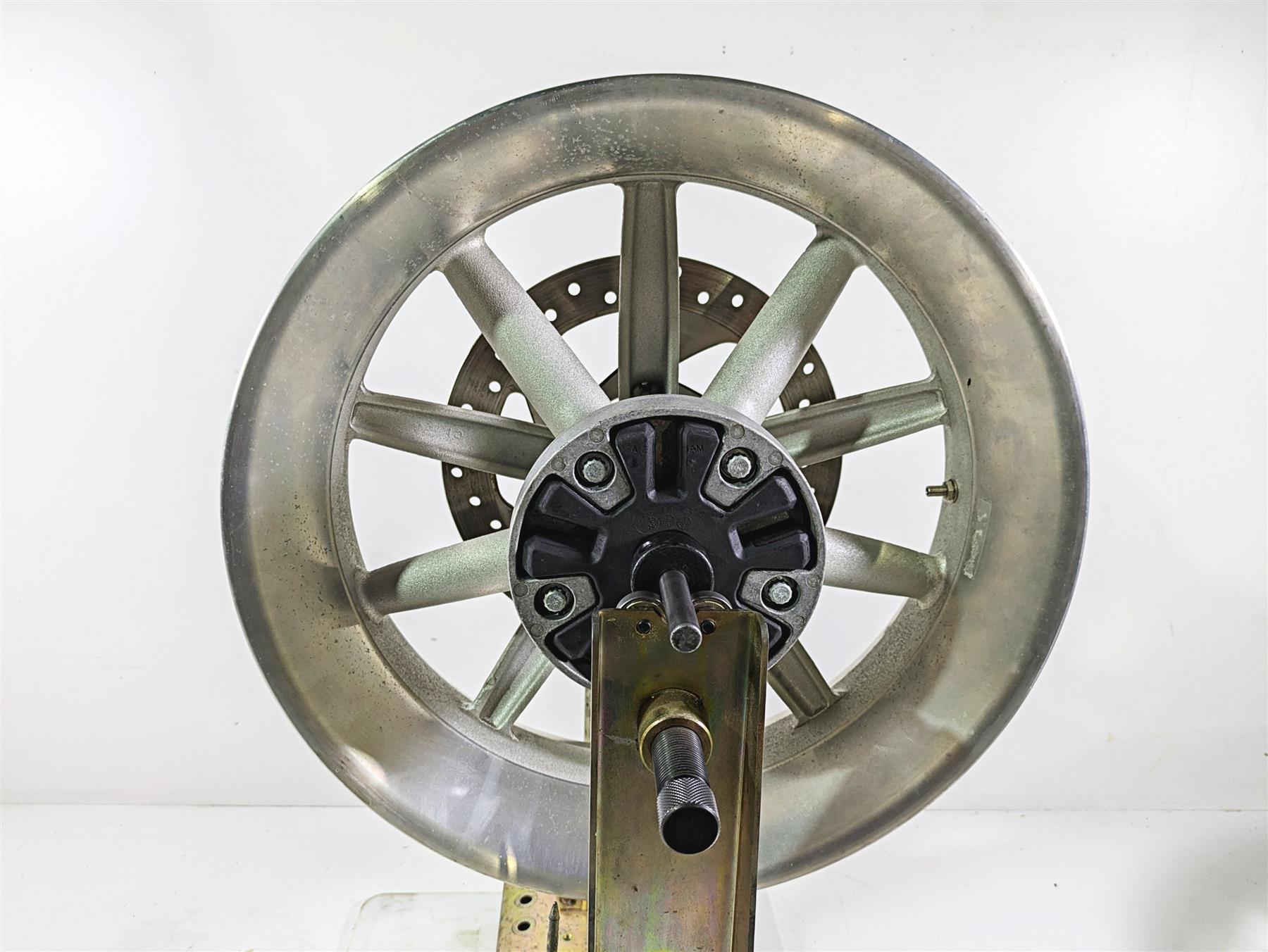 2006 Harley VRSCR Street V-Rod 10 Spoke Rear Wheel Rim 18x5.5 41225-05 {{ shop.shopifyCountryName }} - Mototech271
