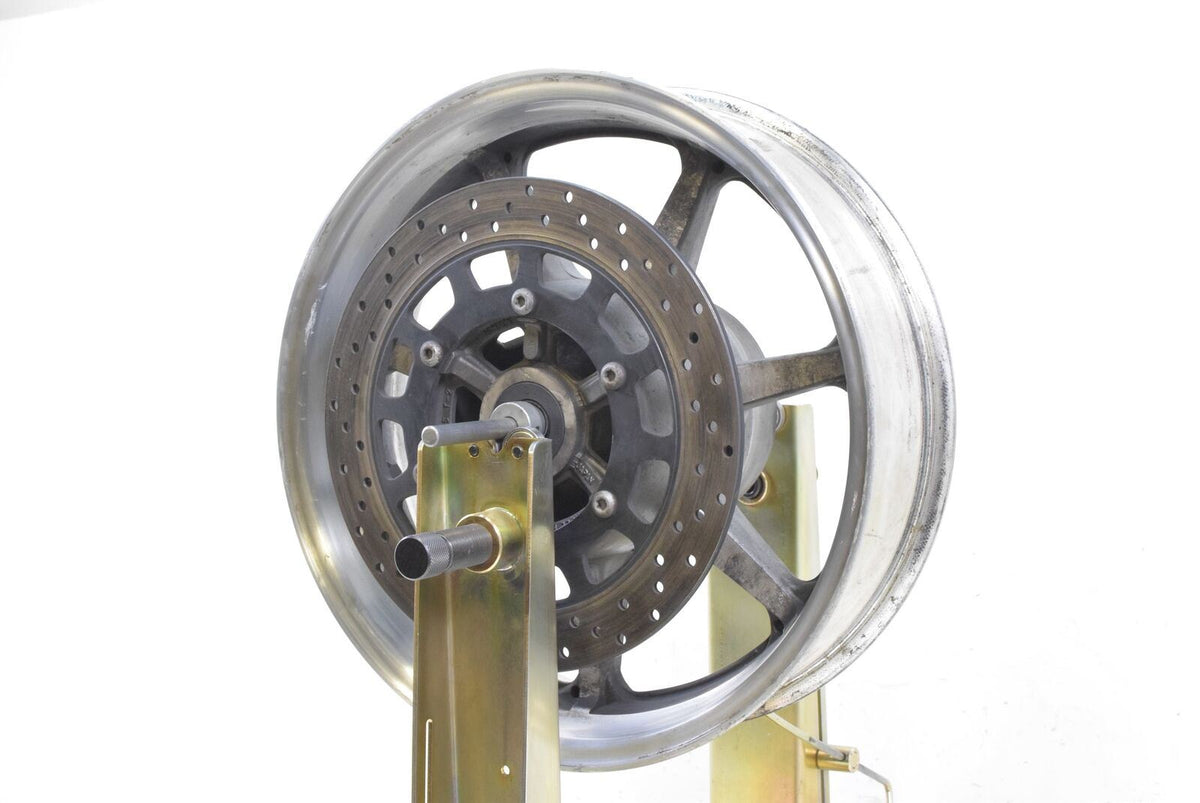 2009 Yamaha XVS1300 V-Star Tourer Straight Rear Wheel Rim 16x4.5 3D8-25338-00-MA {{ shop.shopifyCountryName }} - Mototech271