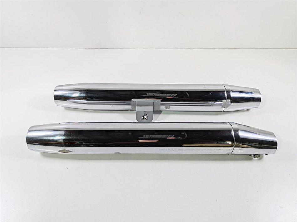 2006 Yamaha XVZ1300 Royal Star Exhaust Pipe Muffler 1D6-14710-00 1D6-14720-00 {{ shop.shopifyCountryName }} - Mototech271