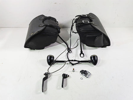 2014 Harley FLS Softail Slim Detachable Leather Saddlebag Set - Read 90200678 {{ shop.shopifyCountryName }} - Mototech271