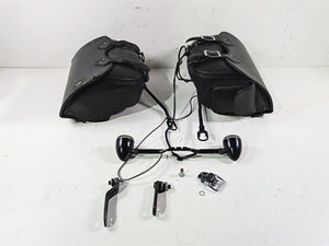 2014 Harley FLS Softail Slim Detachable Leather Saddlebag Set - Read 90200678 | Mototech271