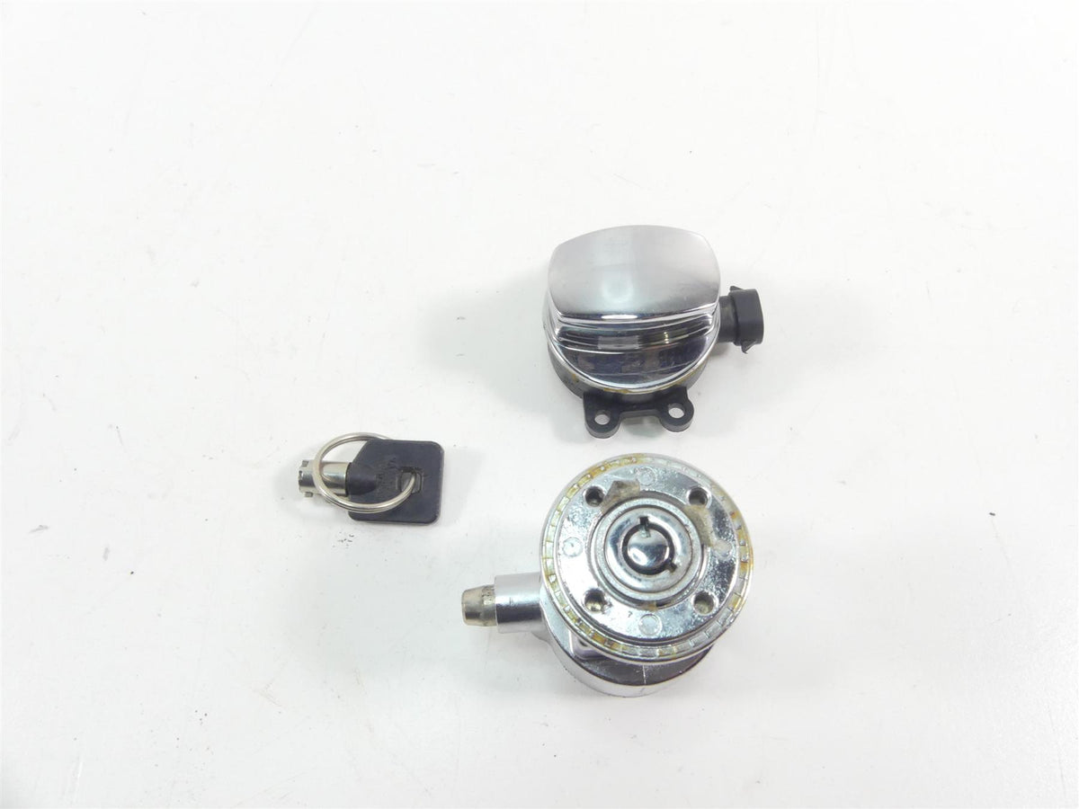2014 Harley FXDF Dyna Fat Bob Ignition Switch Steering Lock Key Set 71430-12 {{ shop.shopifyCountryName }} - Mototech271