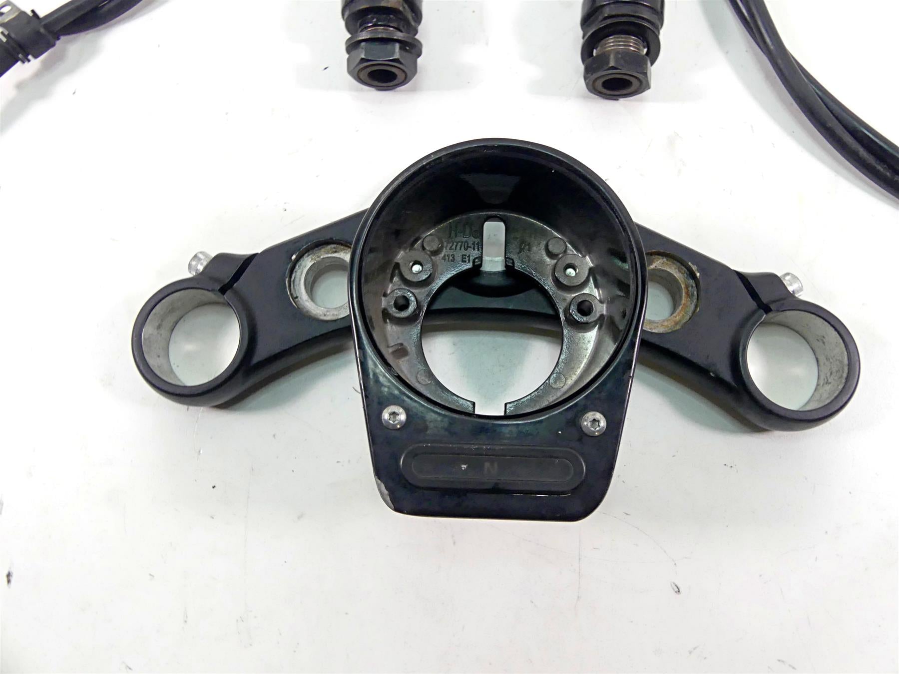 2011 Harley Softail FXS Blackline 16" Ape Hanger Handlebar Triple Tree Set Read {{ shop.shopifyCountryName }} - Mototech271