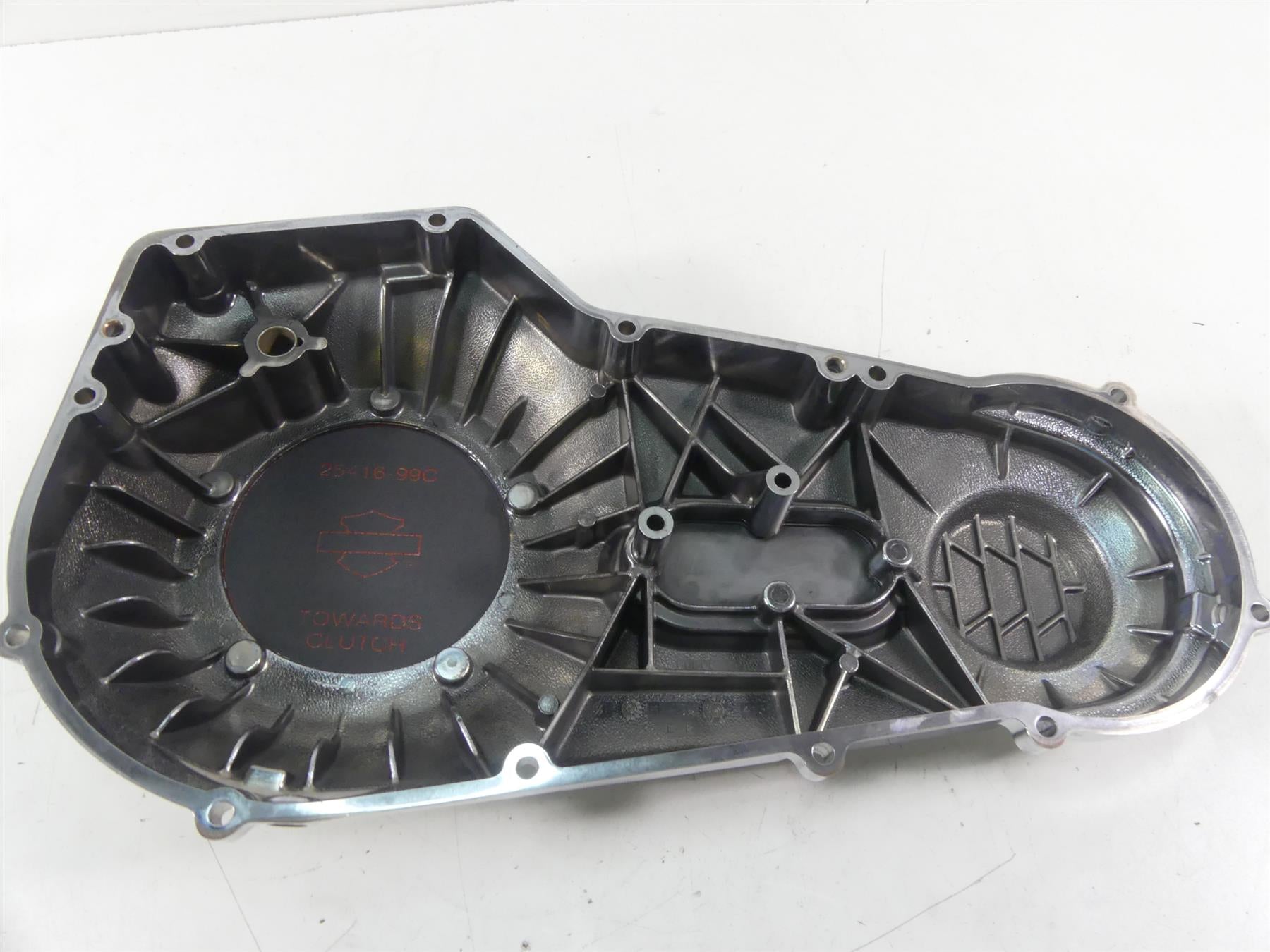 2004 Harley Softail FLSTFI Fat Boy Outer Primary Drive Clutch Cover 60506-99 {{ shop.shopifyCountryName }} - Mototech271