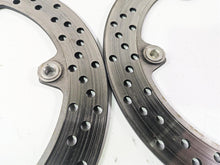 Load image into Gallery viewer, 2010 BMW R1200GS K25 Front Brake Disc Rotor Set 305mm 34117711427
