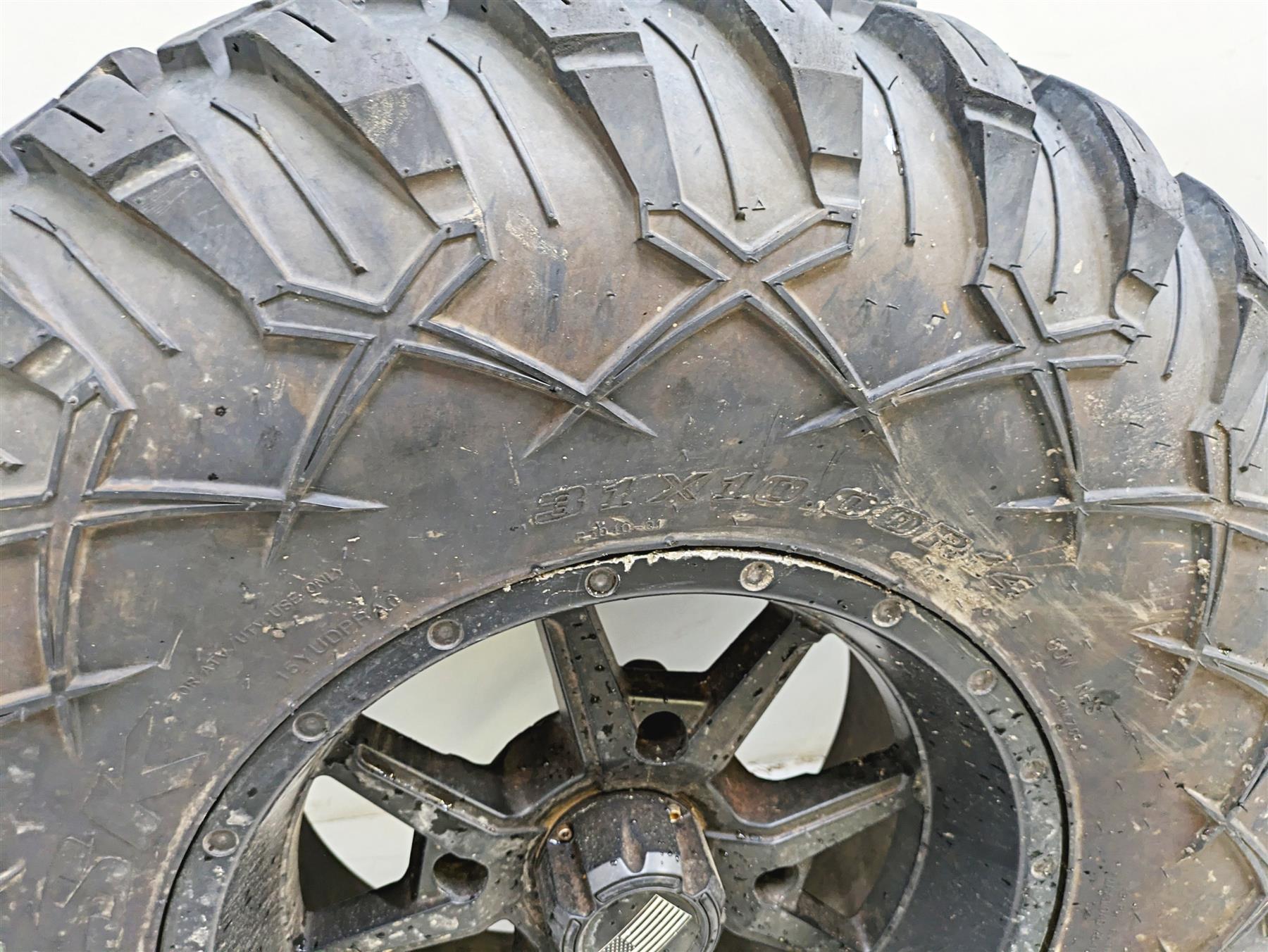 2022 Polaris Ranger 1000 Premium Frontline Wheels & Tusk 31x10R14 Tires 163-021-0035 {{ shop.shopifyCountryName }} - Mototech271