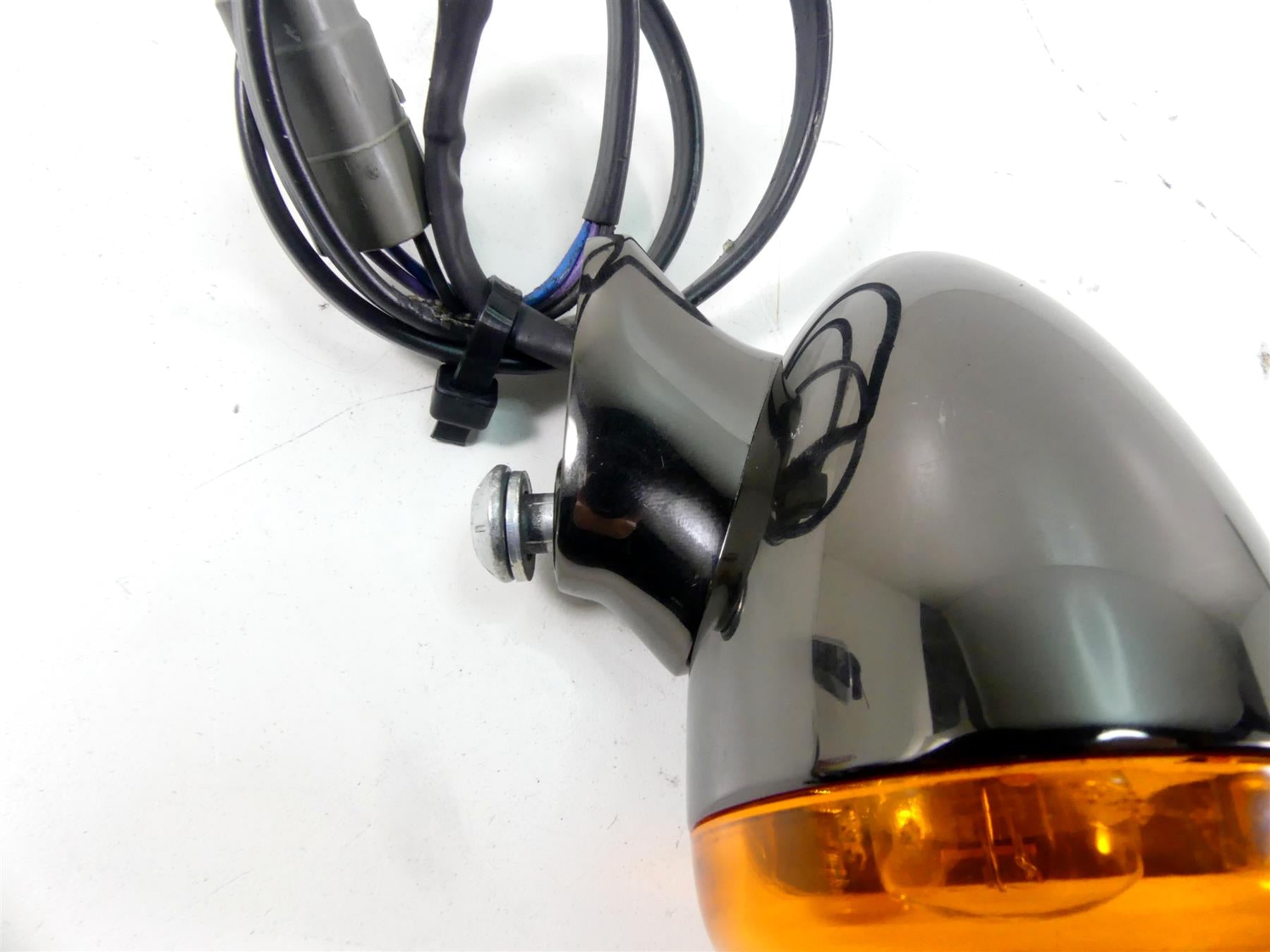 2017 Harley Softail FXSB Breakout Rear Black Blinker Turn Signal Set 68461-09 {{ shop.shopifyCountryName }} - Mototech271