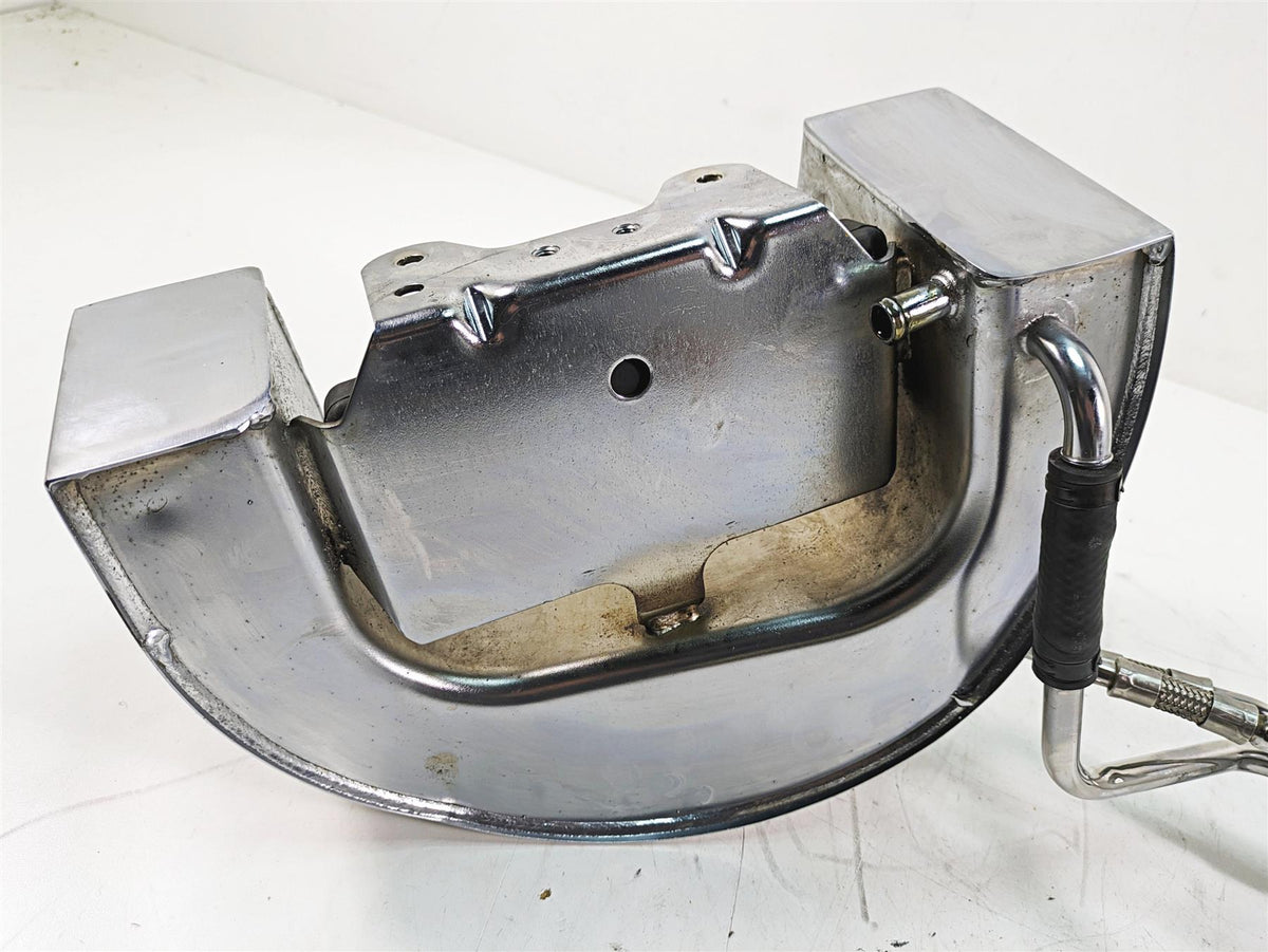 2000 Harley FXSTS Softail Springer Chrome Oil Tank Reservoir 62498-01A {{ shop.shopifyCountryName }} - Mototech271