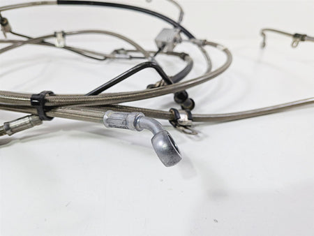 2022 Polaris RZR Turbo R Ultimate Flexible Rear Brake Line Set 1913980 1913981-Mototech271