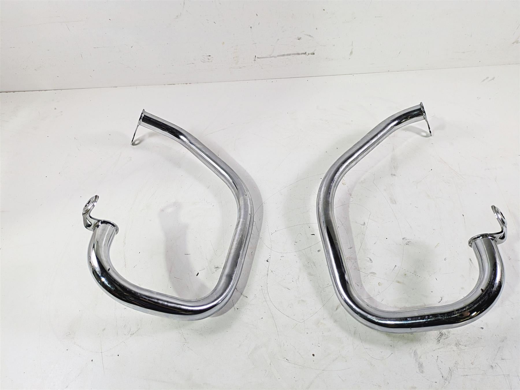2006 Triumph Rocket 3 Left Right Chrome Crash Bar Set A9758099 {{ shop.shopifyCountryName }} - Mototech271