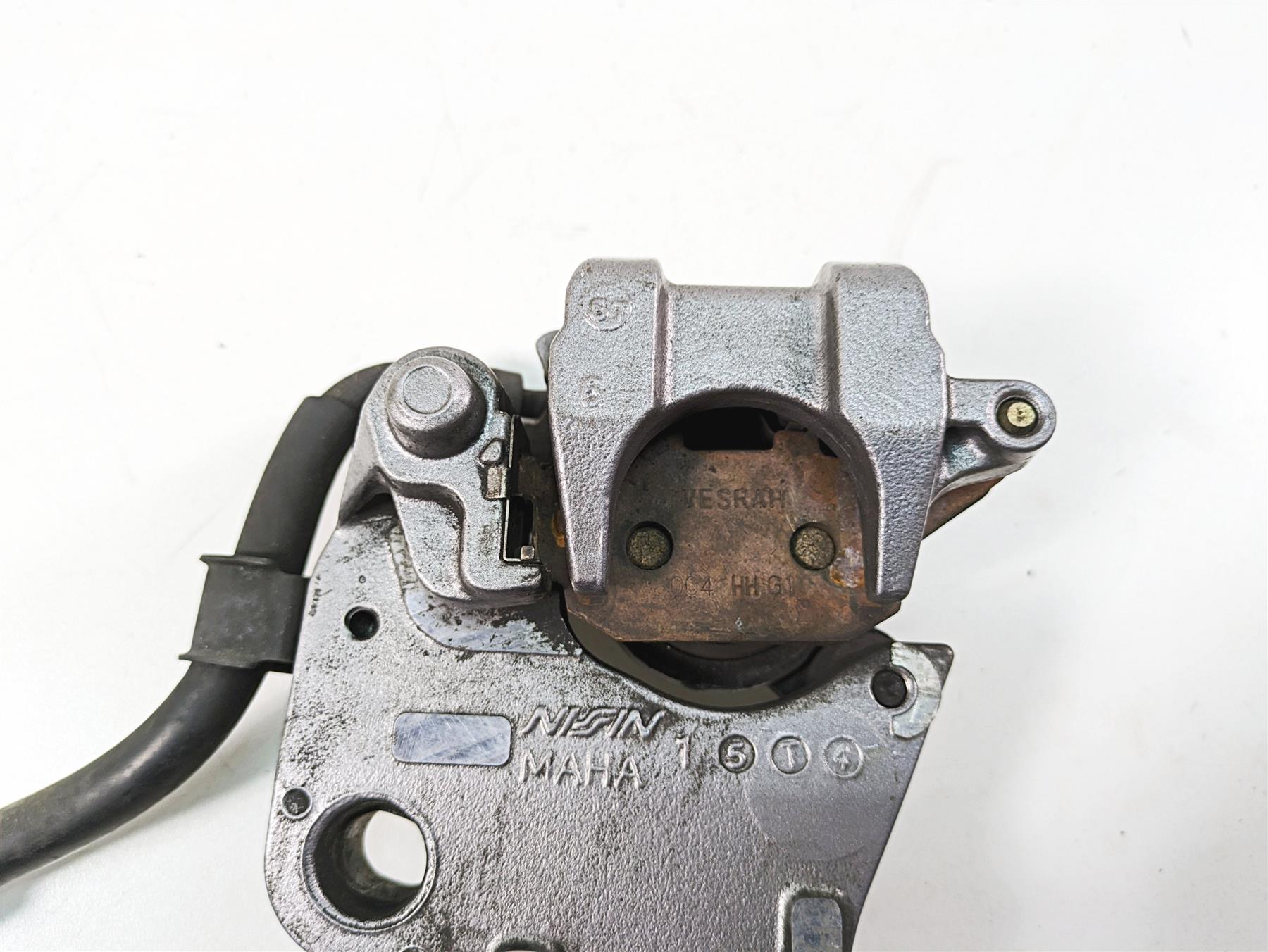 2006 Honda VT1100 C2 Shadow Nissin Rear Brake Caliper & Bracket 43150-MAH-315 {{ shop.shopifyCountryName }} - Mototech271