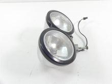 Load image into Gallery viewer, 2014 Harley FXDF Dyna Fat Bob Dual Chrome Headlight Head Light Lamp 67700167 | Mototech271
