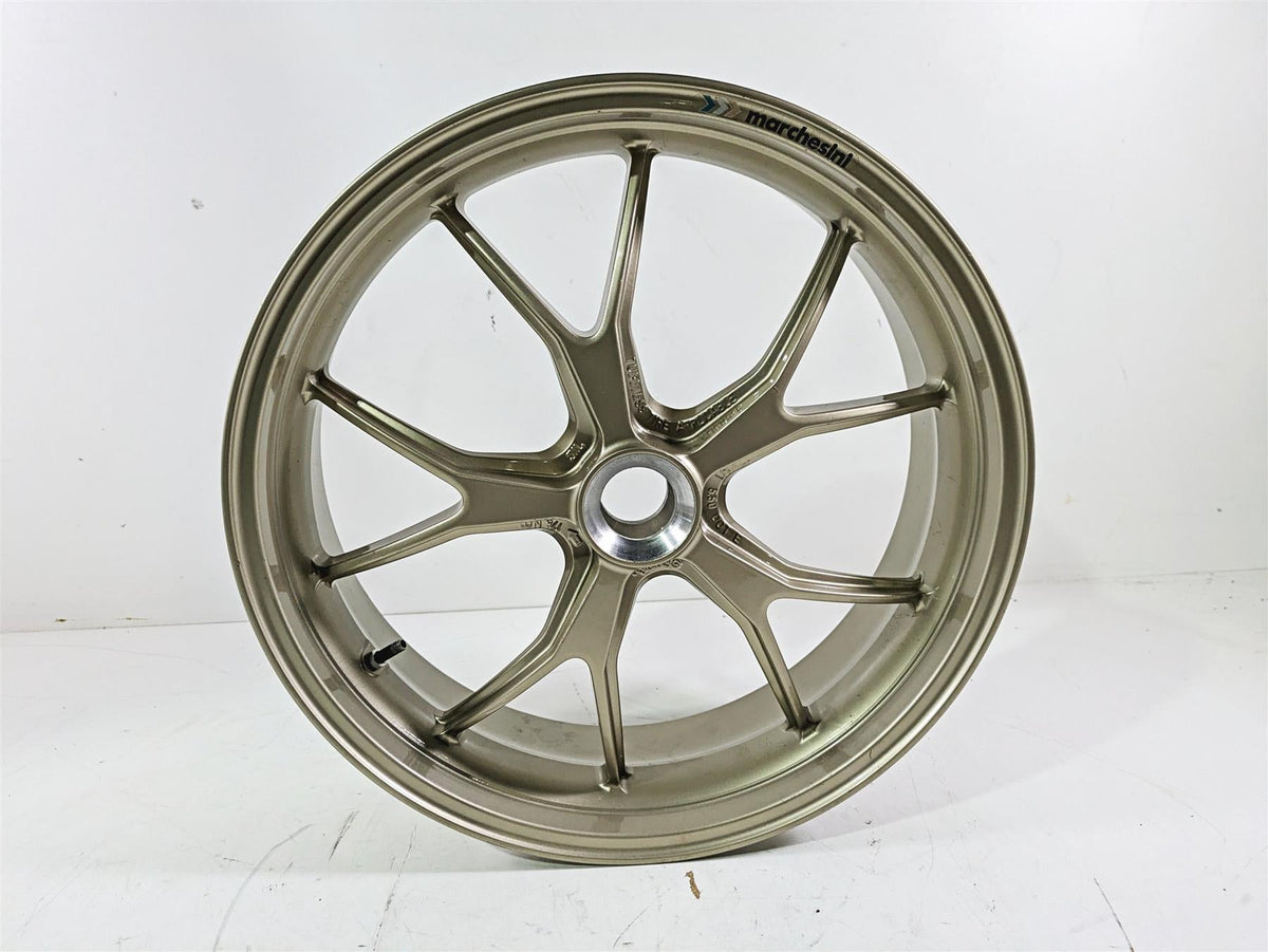 2009 Ducati Monster 1100 S Rear Wheel Rim Marchesini Gold 17x5.5 50211331AG {{ shop.shopifyCountryName }} - Mototech271