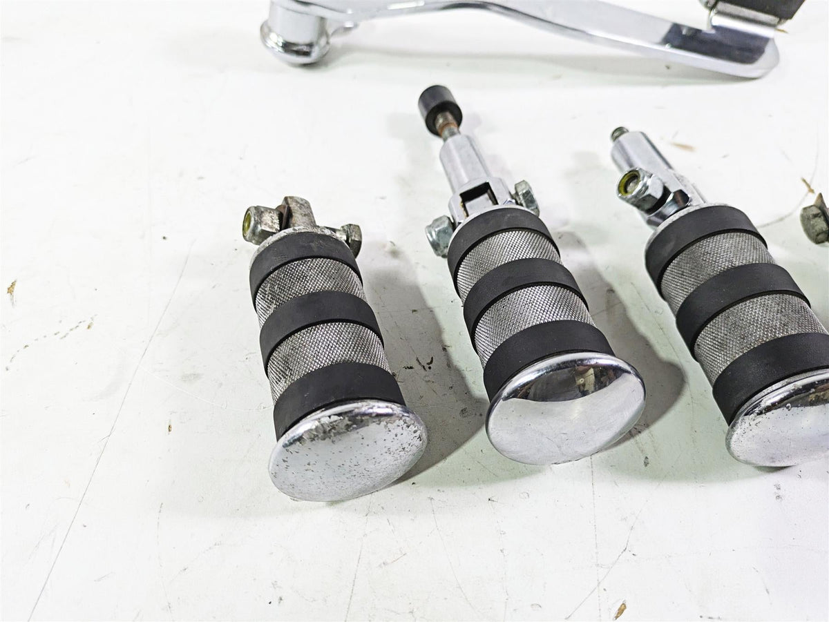 2003 Harley Softail FXSTDI Deuce 100th Brake Pedal & Footpeg Foot Peg Rest Set {{ shop.shopifyCountryName }} - Mototech271