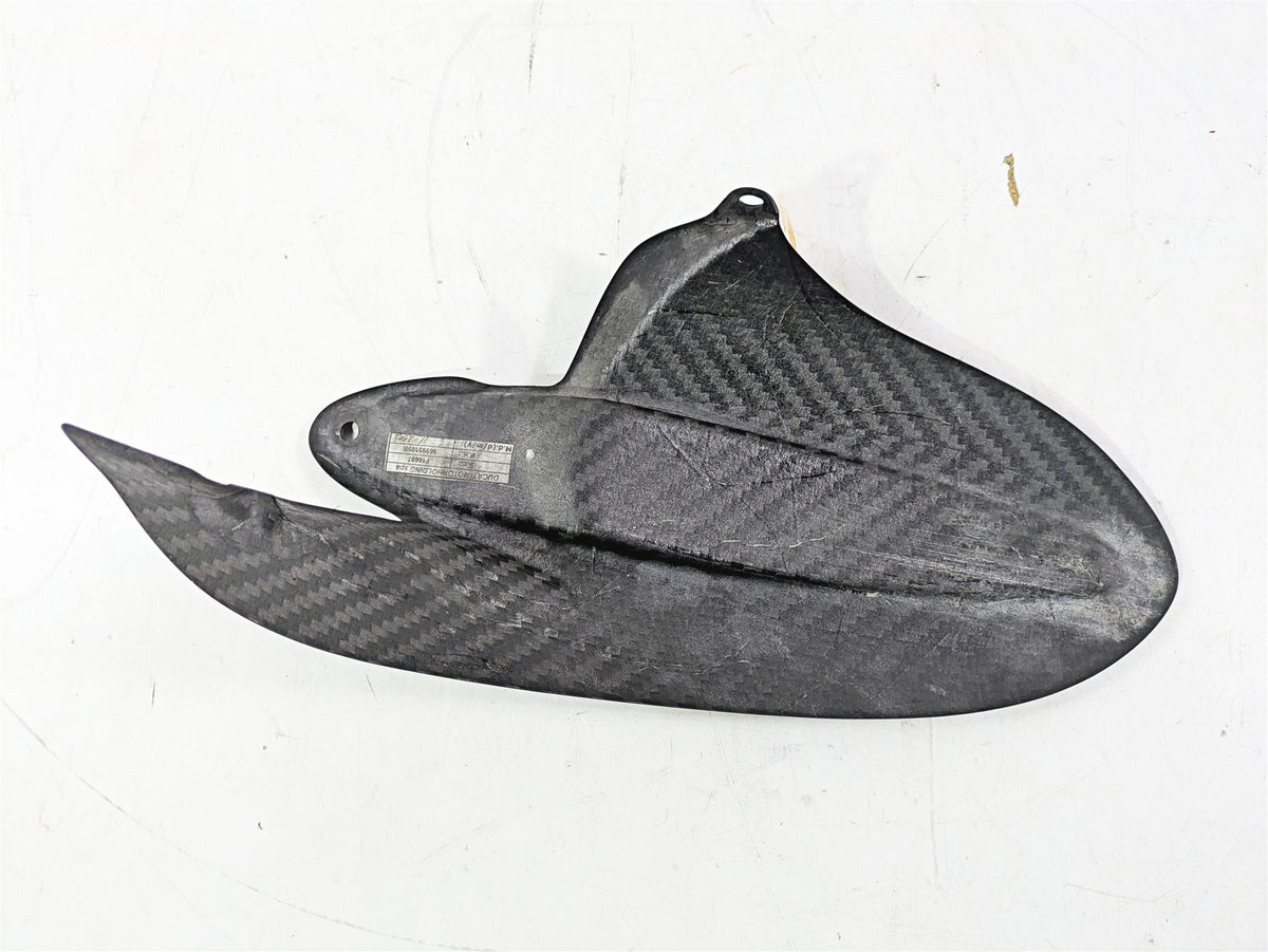2009 Ducati Monster 1100 S Rear Carbon Fiber Fender Mud Flap 96995109B {{ shop.shopifyCountryName }} - Mototech271
