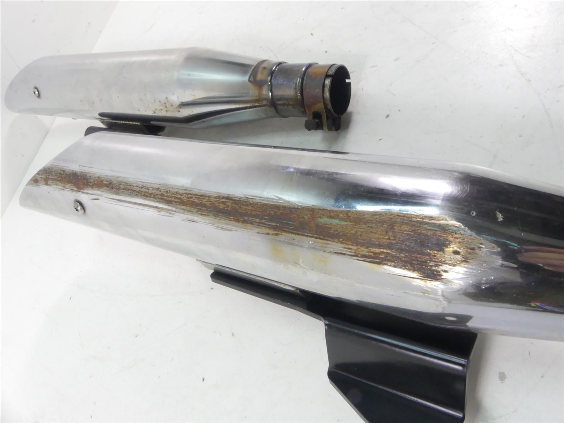 2008 Honda V-Twin VTX1800 N3 Cobra Slash Cut Slip On Exhaust Pipe Muffler 1176SC {{ shop.shopifyCountryName }} - Mototech271